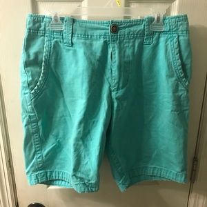 Green/Blue Red Camel Shorts